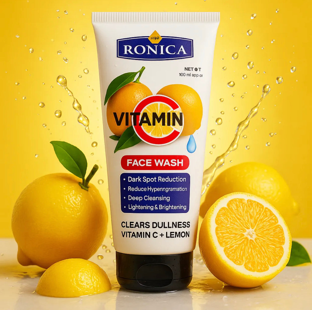 Ronica Facewash with Vitamin C & Lemon 100ml -