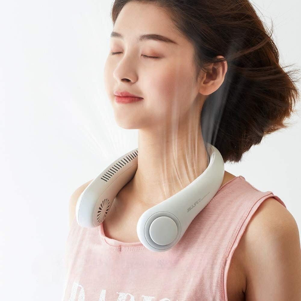 Portable Rechargeable Neck Fan USB