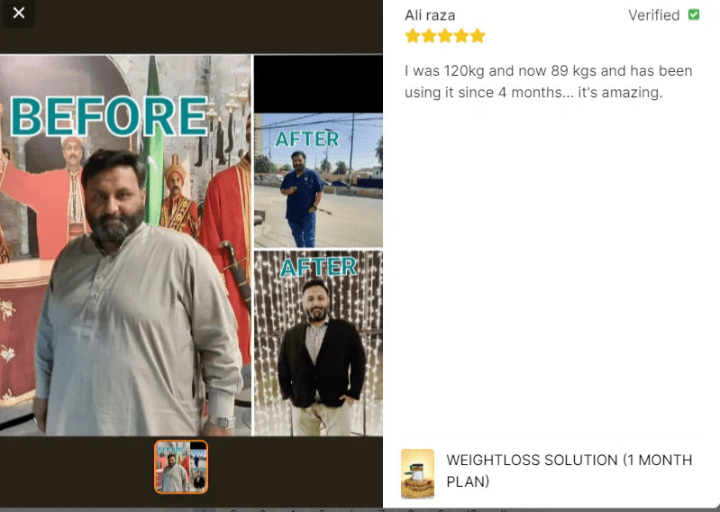 Weight Loss  (1 Month Plan )