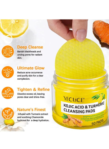 Turmeric & Kojic Acid Cleansing Pads (30 Pads)