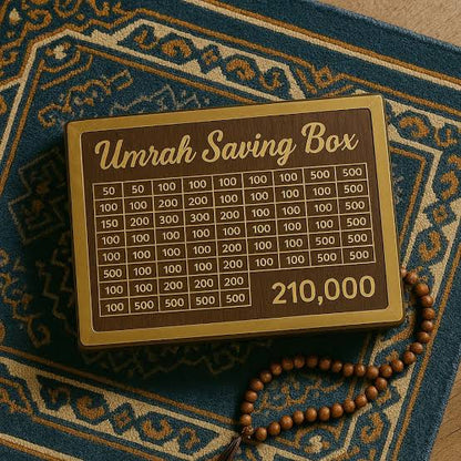 Umrah Saving Box "Journey to Makkah Starts Here
