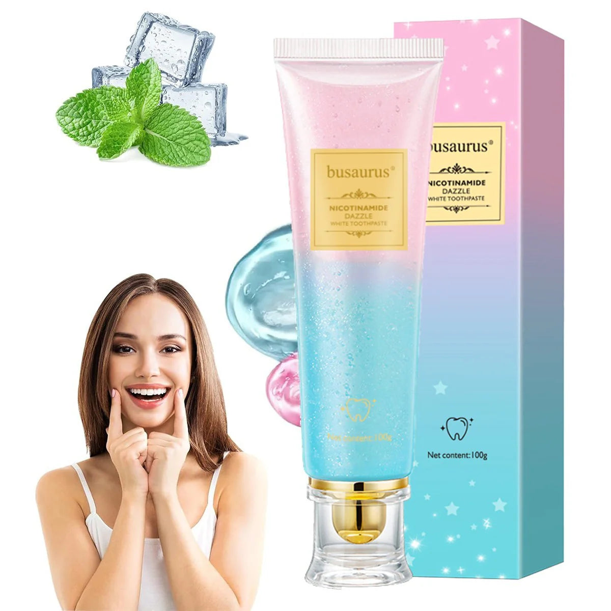 Nicotinamide Toothpastes, Remove Tooth Stains, Fresh Breath