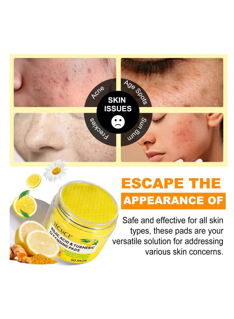 Turmeric & Kojic Acid Cleansing Pads (30 Pads)