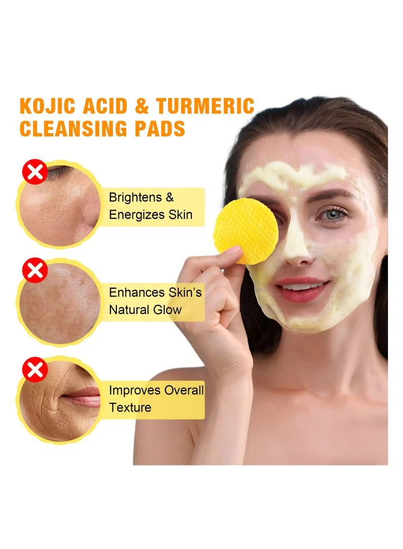 Turmeric & Kojic Acid Cleansing Pads (30 Pads)