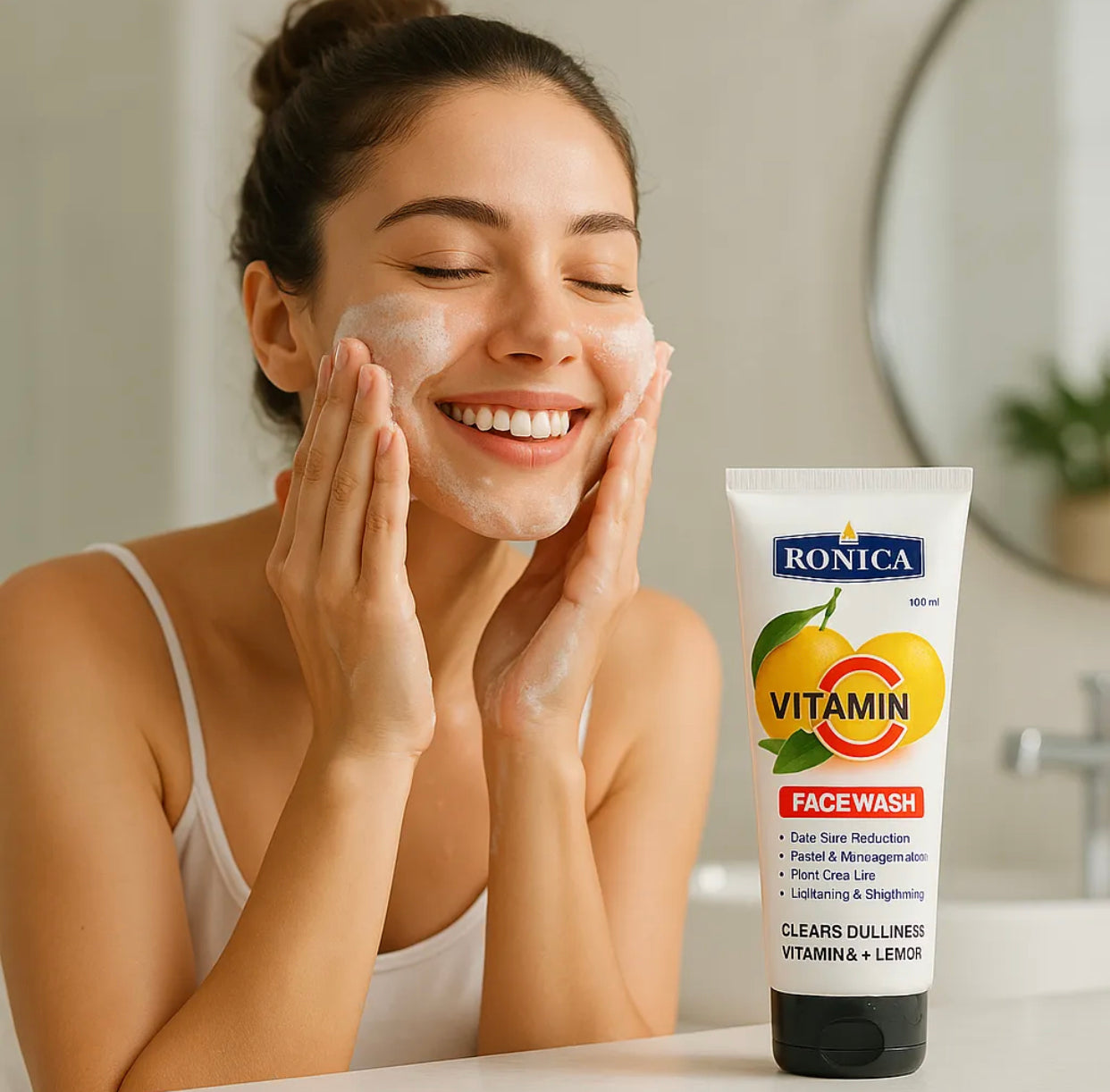Ronica Facewash with Vitamin C & Lemon 100ml -