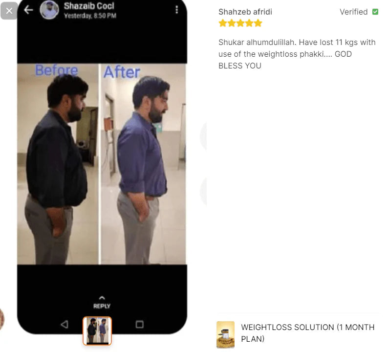 Weight Loss  (1 Month Plan )
