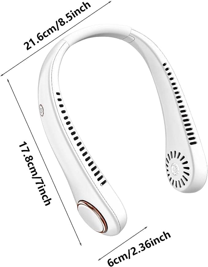 Portable Rechargeable Neck Fan USB