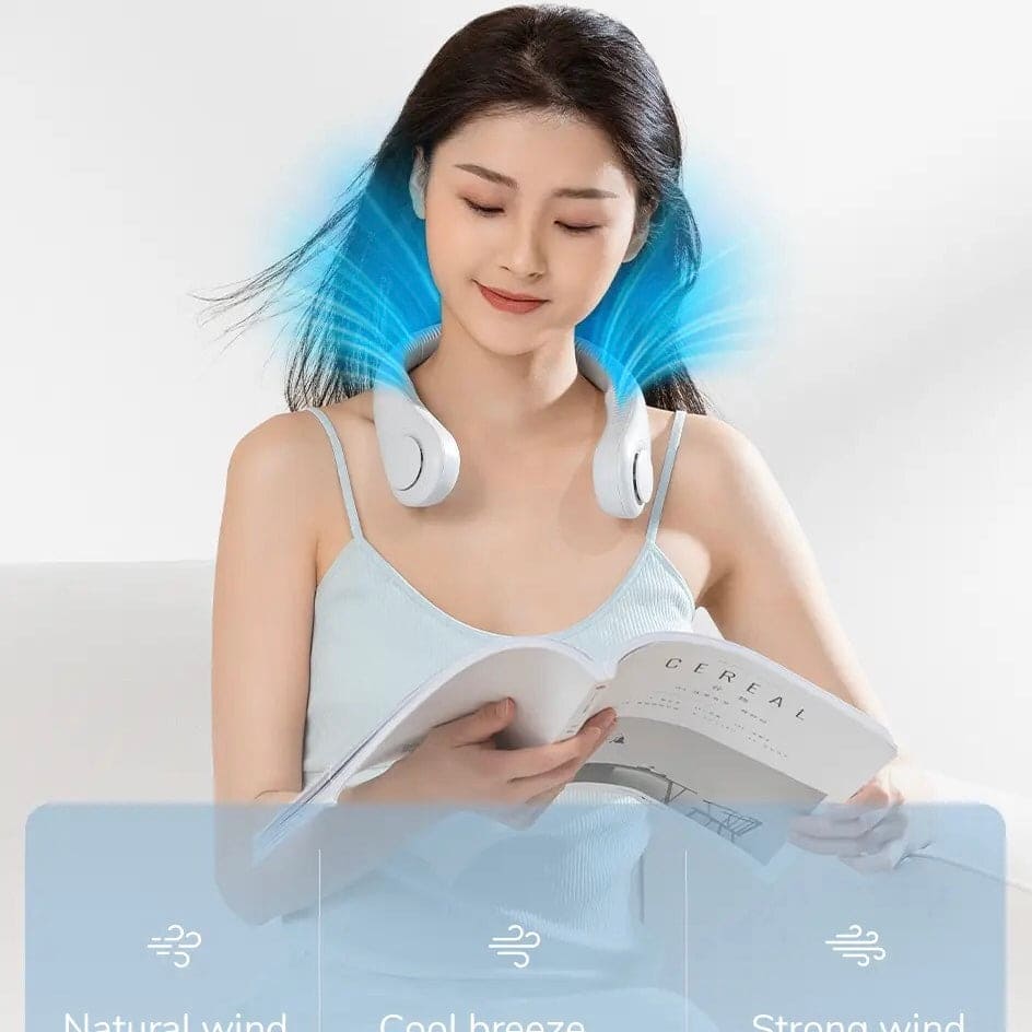 Portable Rechargeable Neck Fan USB