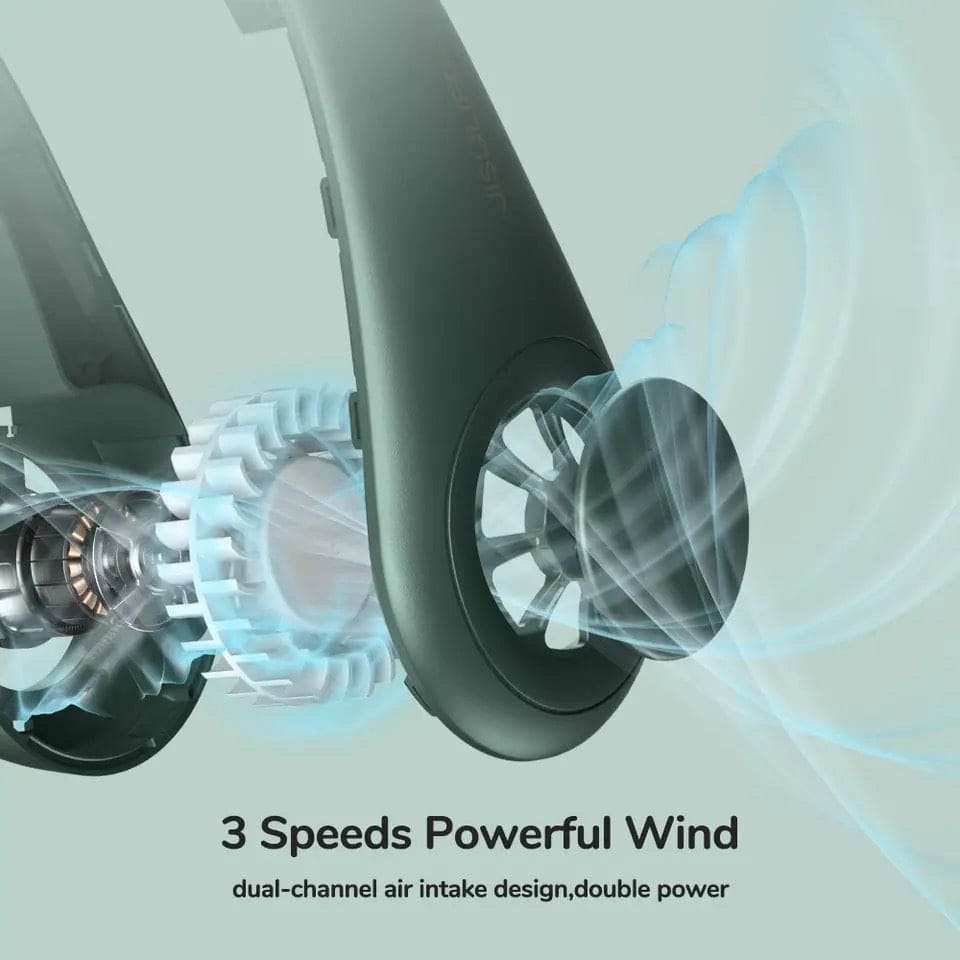 Portable Rechargeable Neck Fan USB